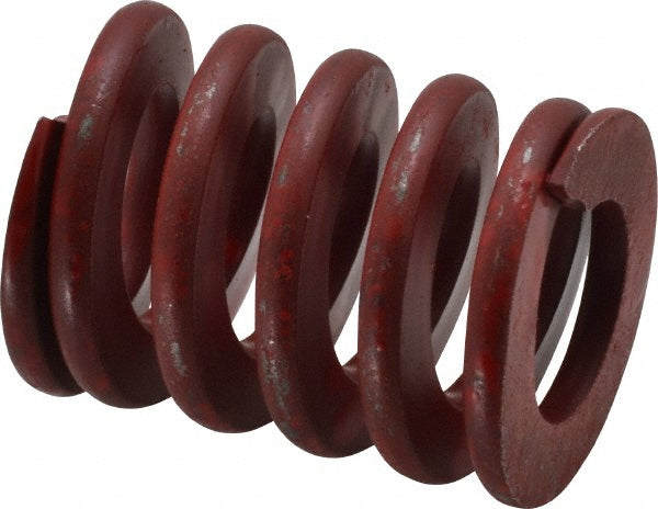 Associated Spring Raymond 104-505 Die Spring 1" Hole Dia, 1/2" Rod Dia, 1-1/4" Free Length, Red