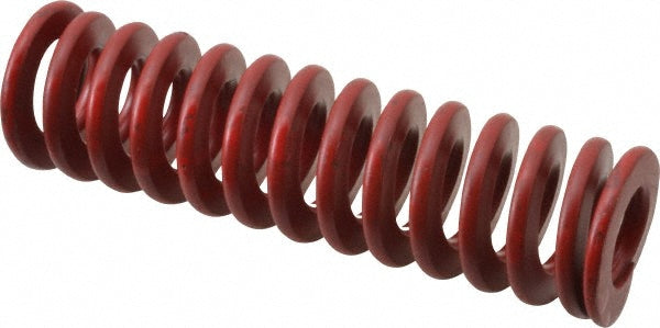 Associated Spring Raymond 104-514 Die Spring 1" Hole Dia, 1/2" Rod Dia, 3-1/2" Free Length, Red