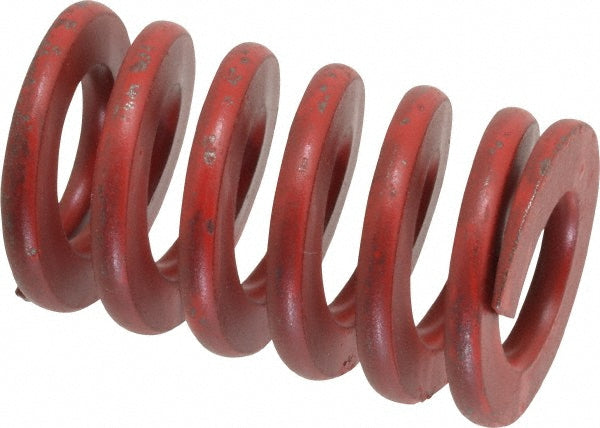 Associated Spring Raymond 104-608 Die Spring 1-1/4" Hole Dia, 5/8" Rod Dia, 2" Free Length, Red