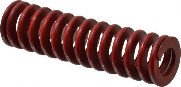 Associated Spring Raymond 104-618 Die Spring 1-1/4" Hole Dia, 5/8" Rod Dia, 4-1/2" Free Length, Red