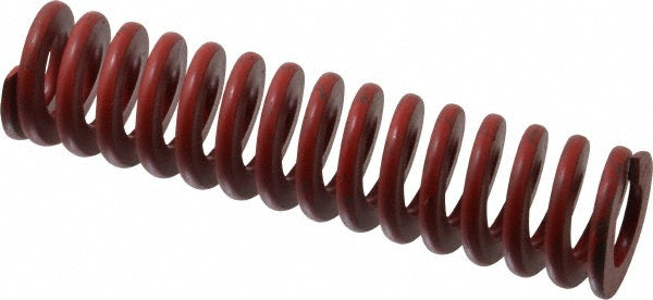 Associated Spring Raymond 104-620 Die Spring 1-1/4" Hole Dia, 5/8" Rod Dia, 5" Free Length, Red