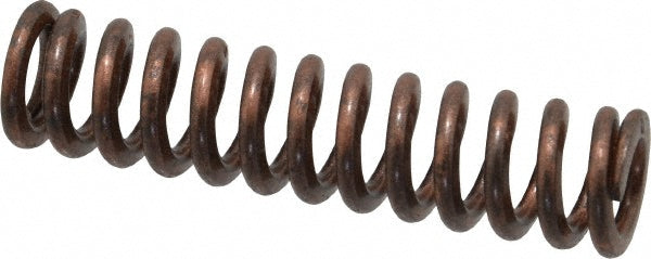Associated Spring Raymond 105-208 Die Spring 1/2" Hole Dia, 9/32" Rod Dia, 2" Free Length, Gold