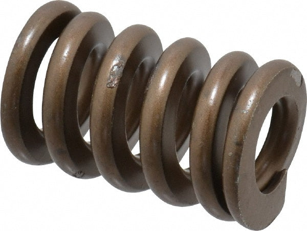 Associated Spring Raymond 105-506 Die Spring 1" Hole Dia, 1/2" Rod Dia, 1-1/2" Free Length, Gold