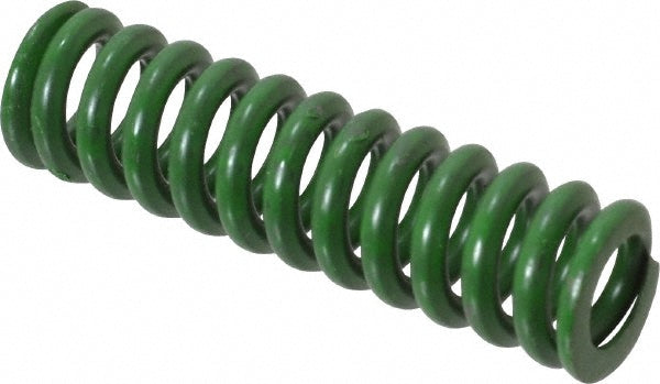 Associated Spring Raymond 106-207 Die Spring 1/2" Hole Dia, 9/32" Rod Dia, 1-3/4" Free Length, Green