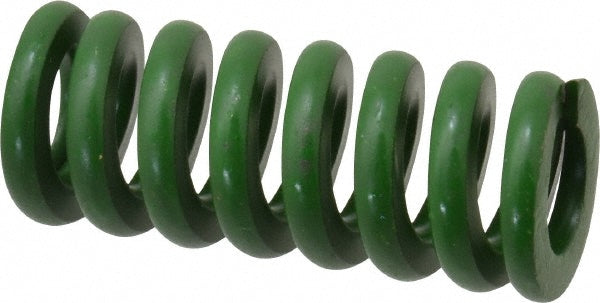 Associated Spring Raymond 106-407 Die Spring 3/4" Hole Dia, 3/8" Rod Dia, 1-3/4" Free Length, Green