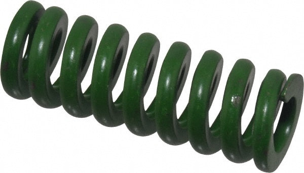 Associated Spring Raymond 106-408 Die Spring 3/4" Hole Dia, 3/8" Rod Dia, 2" Free Length, Green