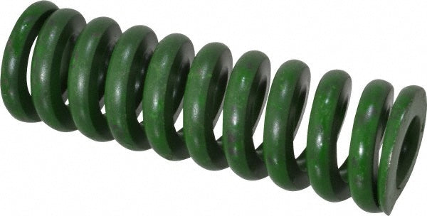 Associated Spring Raymond 106-512 Die Spring 1" Hole Dia, 1/2" Rod Dia, 3" Free Length, Green