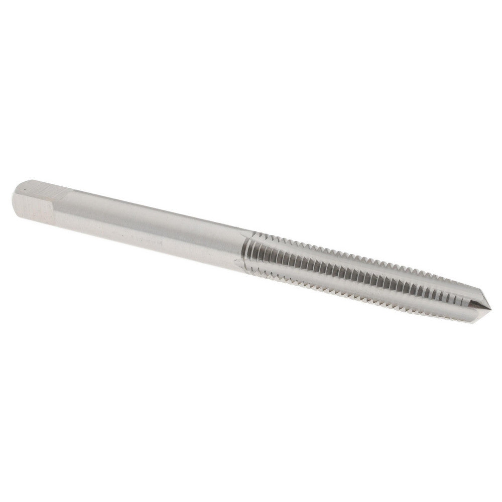 Hertel K008256AS Straight Flute Tap #10-32 UNF, 4 Flute, Taper Chamfer, High-Speed Steel, Bright/Uncoated Finish