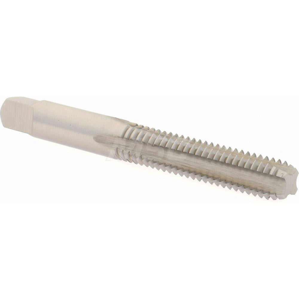 Hertel K008378AS Straight Flute Tap 5/16-18 UNC, 4 Flute, Bottoming Chamfer, High-Speed Steel, Bright/Uncoated Finish
