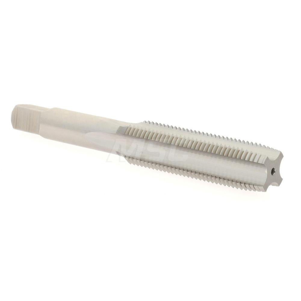 Hertel K008527AS Straight Flute Tap 1/2-20 UNF, 4 Flute, Plug Chamfer, High-Speed Steel, Bright/Uncoated Finish