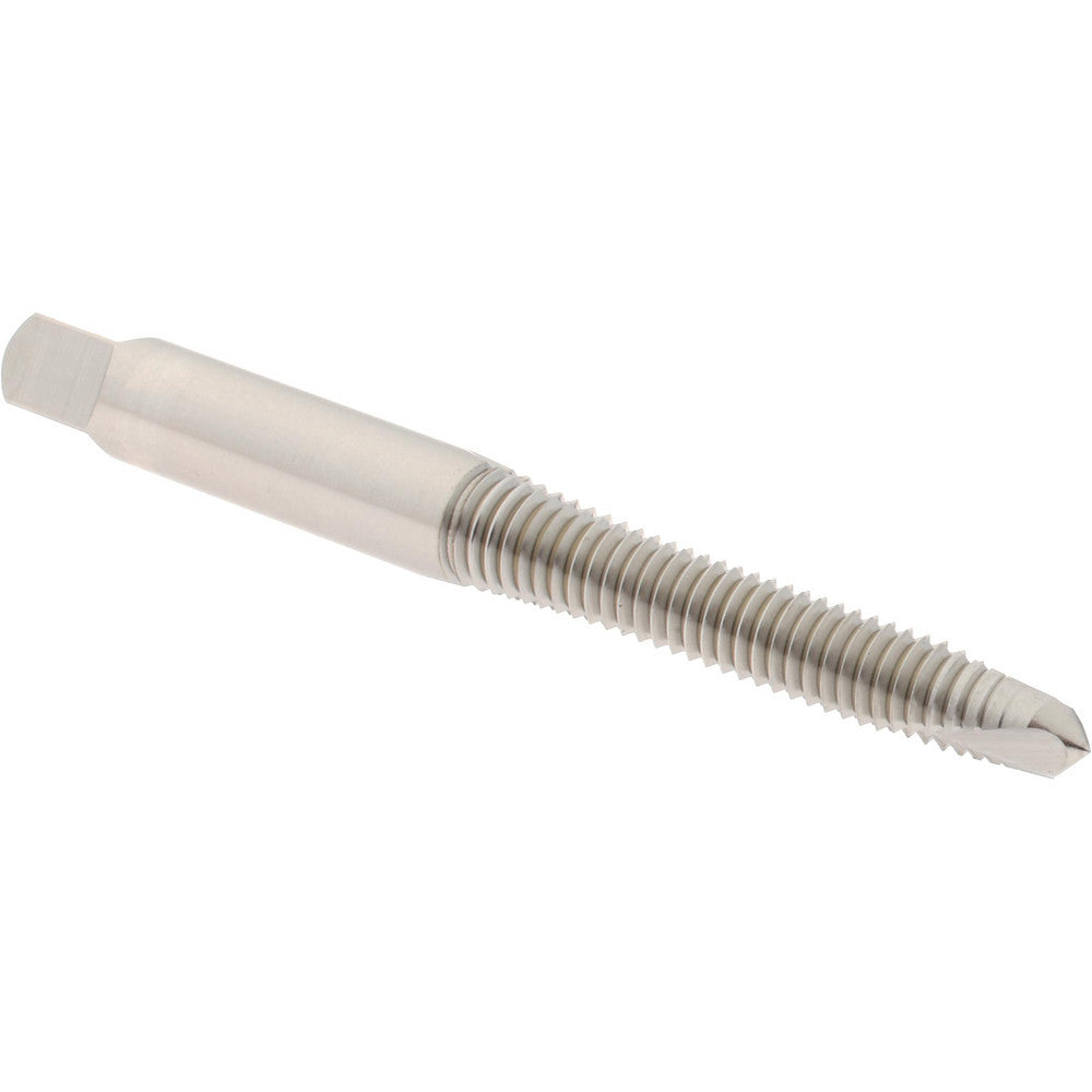 Hertel K020171AS Spiral Point Tap M6x1 Metric Coarse, 2 Flutes, Plug Chamfer, HSS, Bright/Uncoated Coated