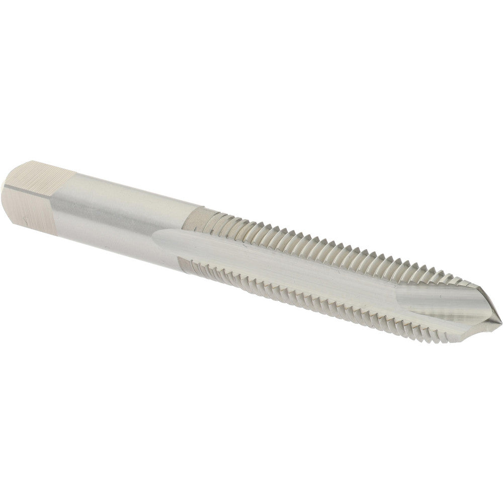 Hertel K020267AS Spiral Point Tap M10x1.25 Metric Fine, 3 Flutes, Plug Chamfer, HSS, Bright/Uncoated Coated