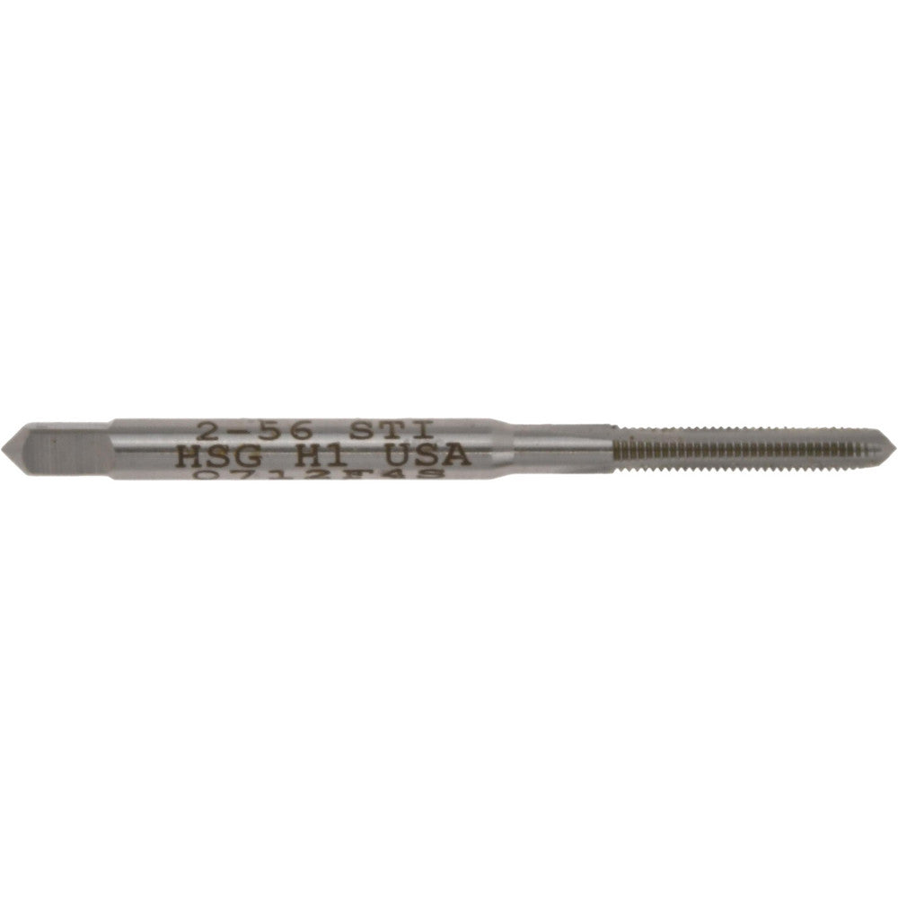 Hertel K007104AS Hand STI Tap #2-56 UNC, H1, 3 Flutes, Plug Chamfer