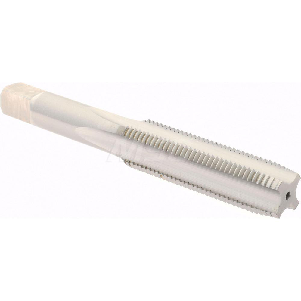 Hertel K020297AS Straight Flute Tap M12x1.25 Metric Fine, 4 Flute, Plug Chamfer, High-Speed Steel, Bright/Uncoated Finish