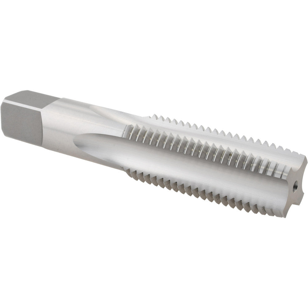 Hertel K020520AS Straight Flute Tap M27x3 Metric Coarse, 4 Flute, Plug Chamfer, High-Speed Steel, Bright/Uncoated Finish