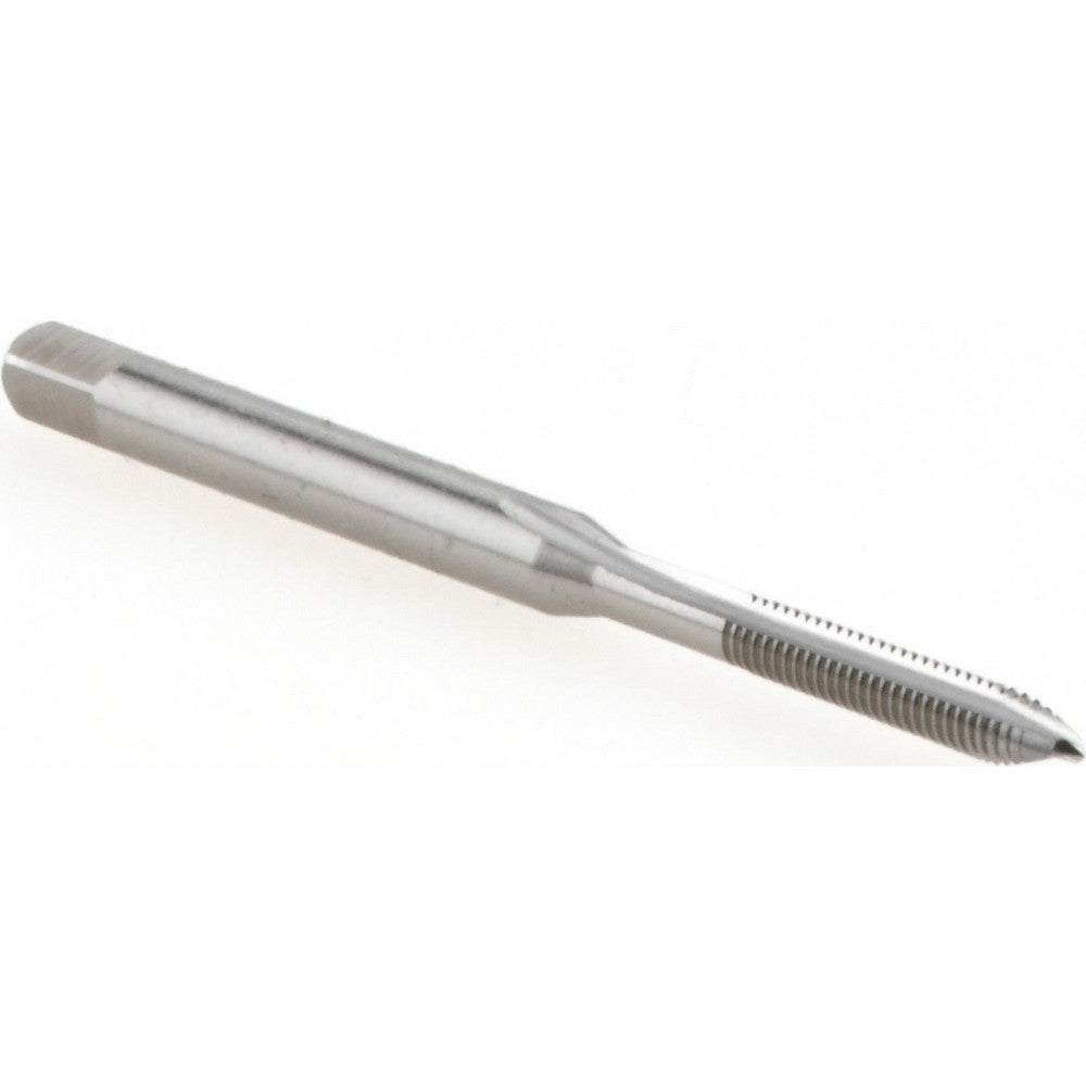 Hertel K020075AS Spiral Point Tap M2.5x0.45 Metric Coarse, 2 Flutes, Plug Chamfer, HSS, Bright/Uncoated Coated