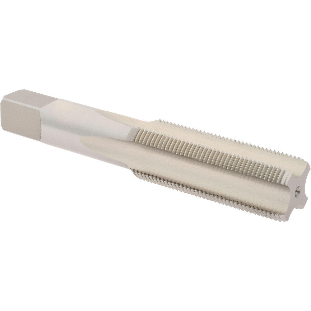 Hertel K020467AS Straight Flute Tap M22x1.5 Metric Fine, 4 Flute, Bottoming Chamfer, High-Speed Steel, Bright/Uncoated Finish