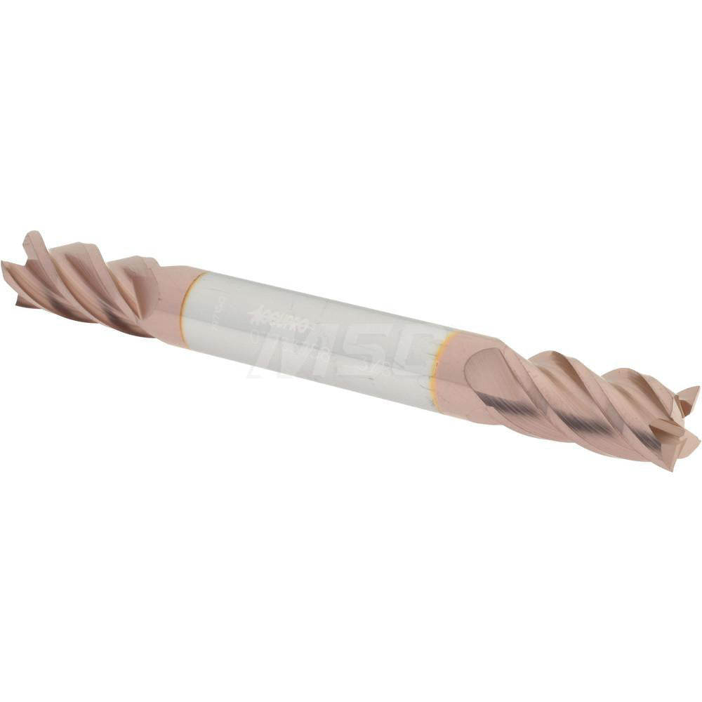 Accupro 07763758 Square End Mill 3/8'' Dia, 3/4'' LOC, 3/8'' Shank Dia, 3-1/2'' OAL, 4 Flutes, Solid Carbide