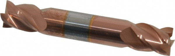 Accupro 07763766 Square End Mill 7/16'' Dia, 9/16'' LOC, 7/16'' Shank Dia, 2-3/4'' OAL, 4 Flutes, Solid Carbide