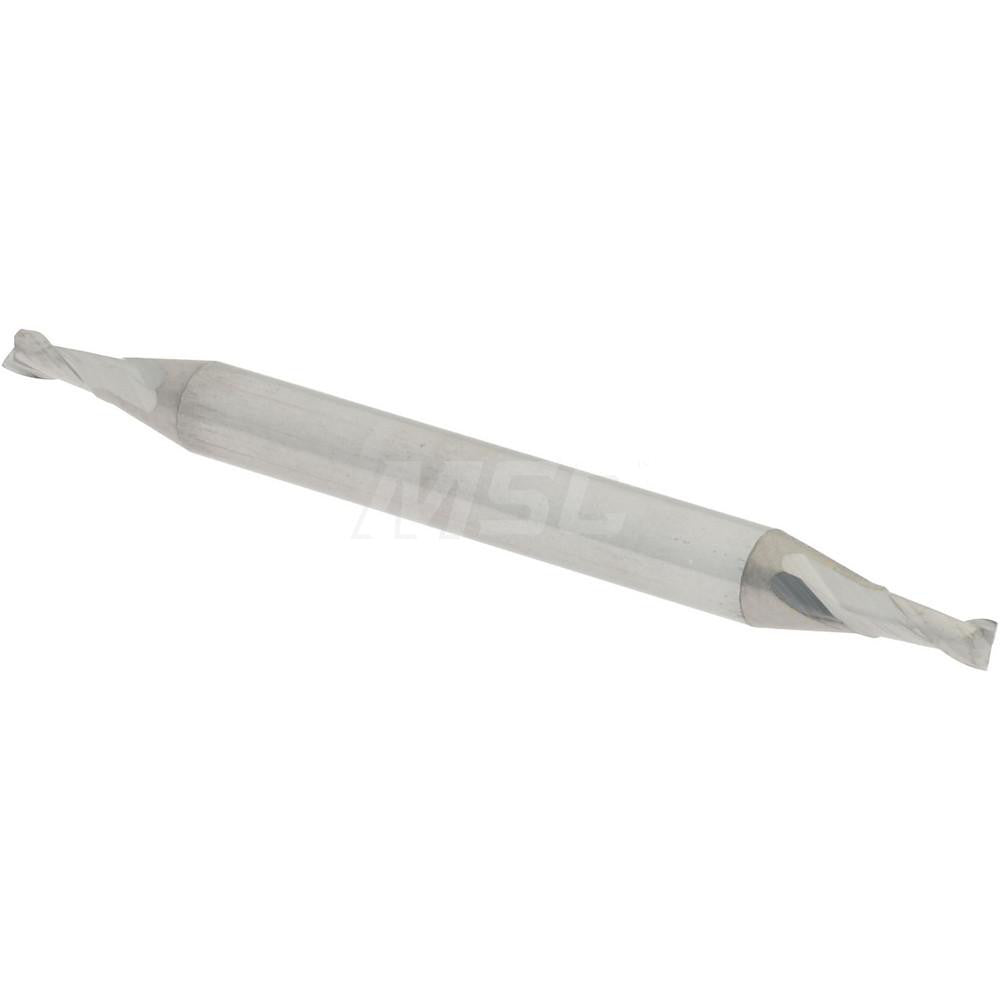 Accupro 07763824 Square End Mill 1/16'' Dia, 1/8'' LOC, 1/8'' Shank Dia, 1-1/2'' OAL, 2 Flutes, Solid Carbide