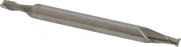 Accupro 07763832 Square End Mill 5/64'' Dia, 5/32'' LOC, 1/8'' Shank Dia, 1-1/2'' OAL, 2 Flutes, Solid Carbide