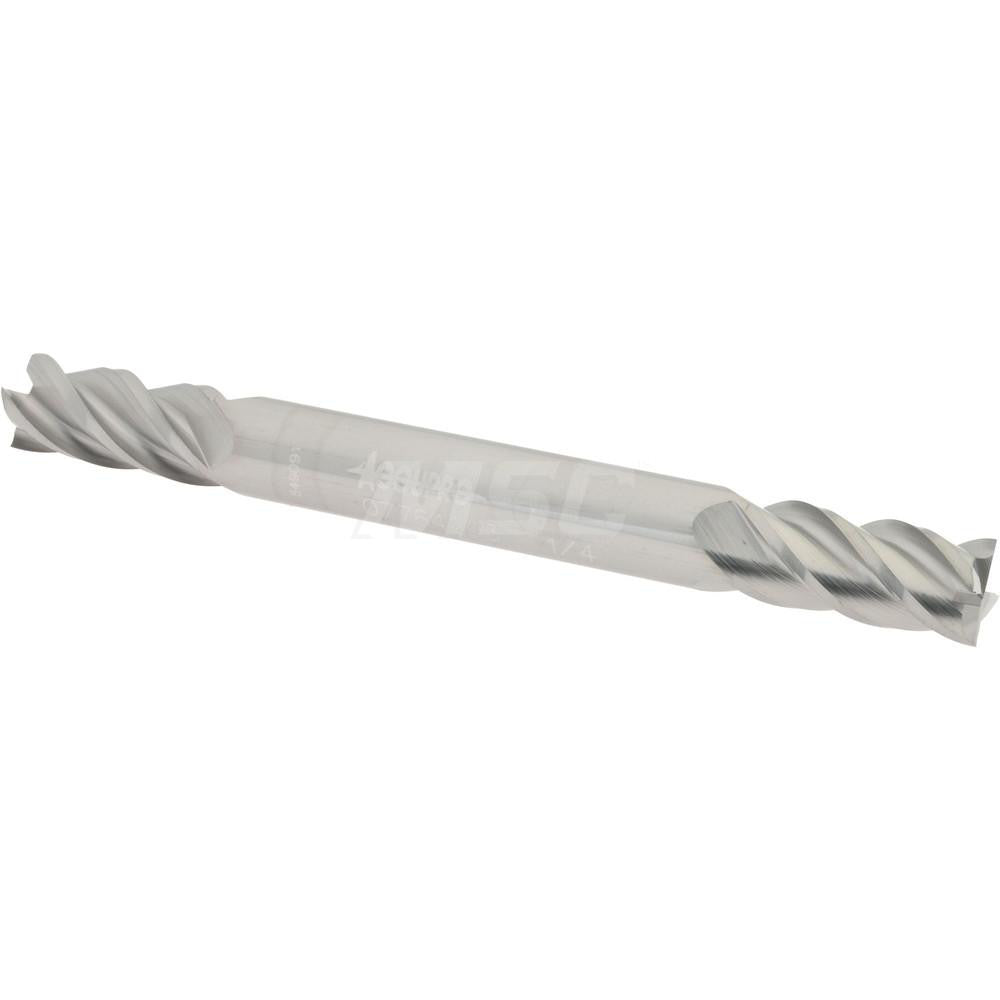 Accupro 07764293 Square End Mill 1/4" Dia, 1/2" LOC, 4 Flutes, Solid Carbide