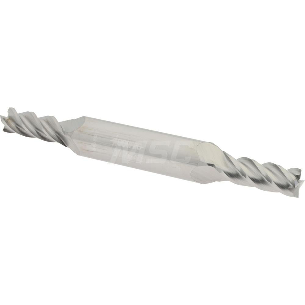 Accupro 07764301 Square End Mill 1/4'' Dia, 5/8'' LOC, 3/8'' Shank Dia, 3'' OAL, 4 Flutes, Solid Carbide