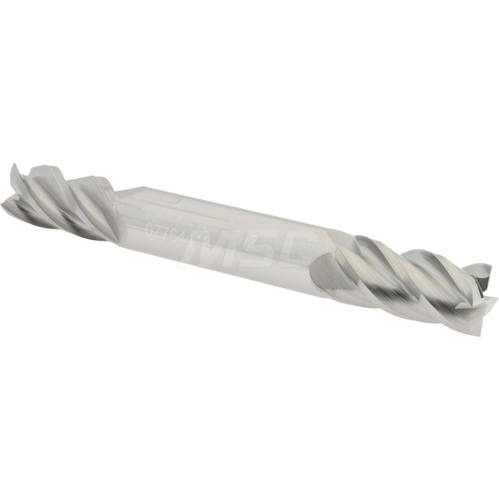 Accupro 07764418 Square End Mill 1/2" Dia, 1" LOC, 4 Flutes, Solid Carbide