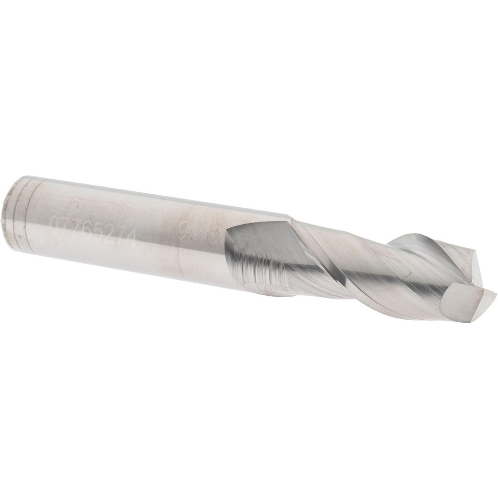 Accupro 07765274 Square End Mill 9/16'' Dia, 1-1/4'' LOC, 9/16'' Shank Dia, 3-1/2'' OAL, 2 Flutes, Solid Carbide
