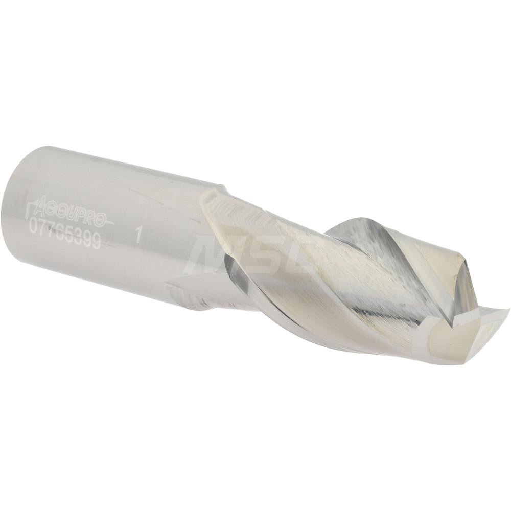 Accupro 07765399 Square End Mill 1'' Dia, 1-3/4'' LOC, 1'' Shank Dia, 4'' OAL, 2 Flutes, Solid Carbide