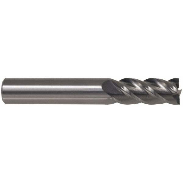 Accupro 00037721 Square End Mill 5/16'' Dia, 13/16'' LOC, 5/16'' Shank Dia, 4'' OAL, 4 Flutes, Solid Carbide