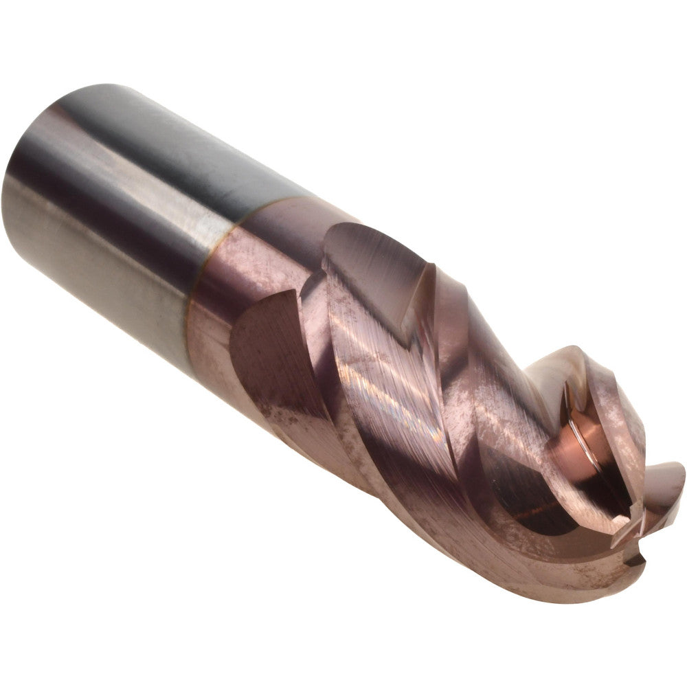 Accupro 07768179 Ball End Mill 1" Dia, 1.75" LOC, 4 Flute, Solid Carbide