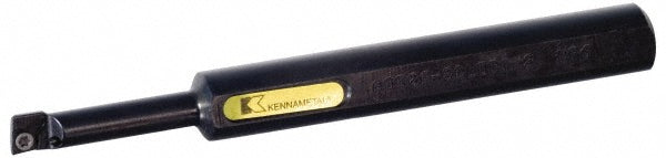 Kennametal 1937960 Indexable Boring Bar A2906XSCLDR1205, 0.204" Min Bore Dia, Right Hand Cut, 3/8" Shank Dia, 95 ° Lead Angle