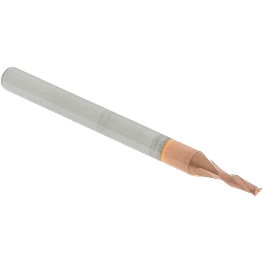 Accupro 07770191 Square End Mill 1/16'' Dia, 3/16'' LOC, 1/8'' Shank Dia, 1-1/2'' OAL, 2 Flutes, Solid Carbide