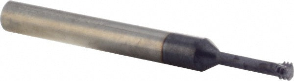 Iscar 5605835 Helical Flute Thread Mill #10-32, Internal, 3 Flute, 0.2500" Shank Dia, Solid Carbide