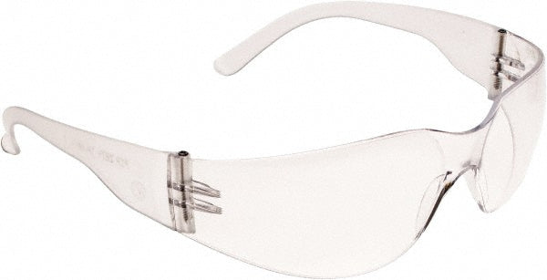 PIP 250-00-0900 Safety Glasses Scratch-Resistant, Polycarbonate, Clear Lenses, Frameless