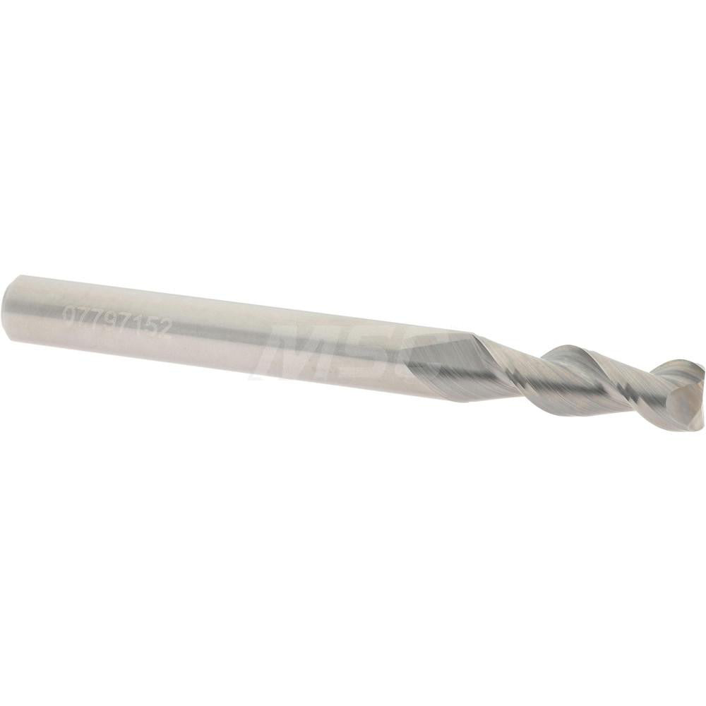 Accupro 313037 Square End Mill 1/4" Dia, 3/4" LOC, 2 Flute, Solid Carbide