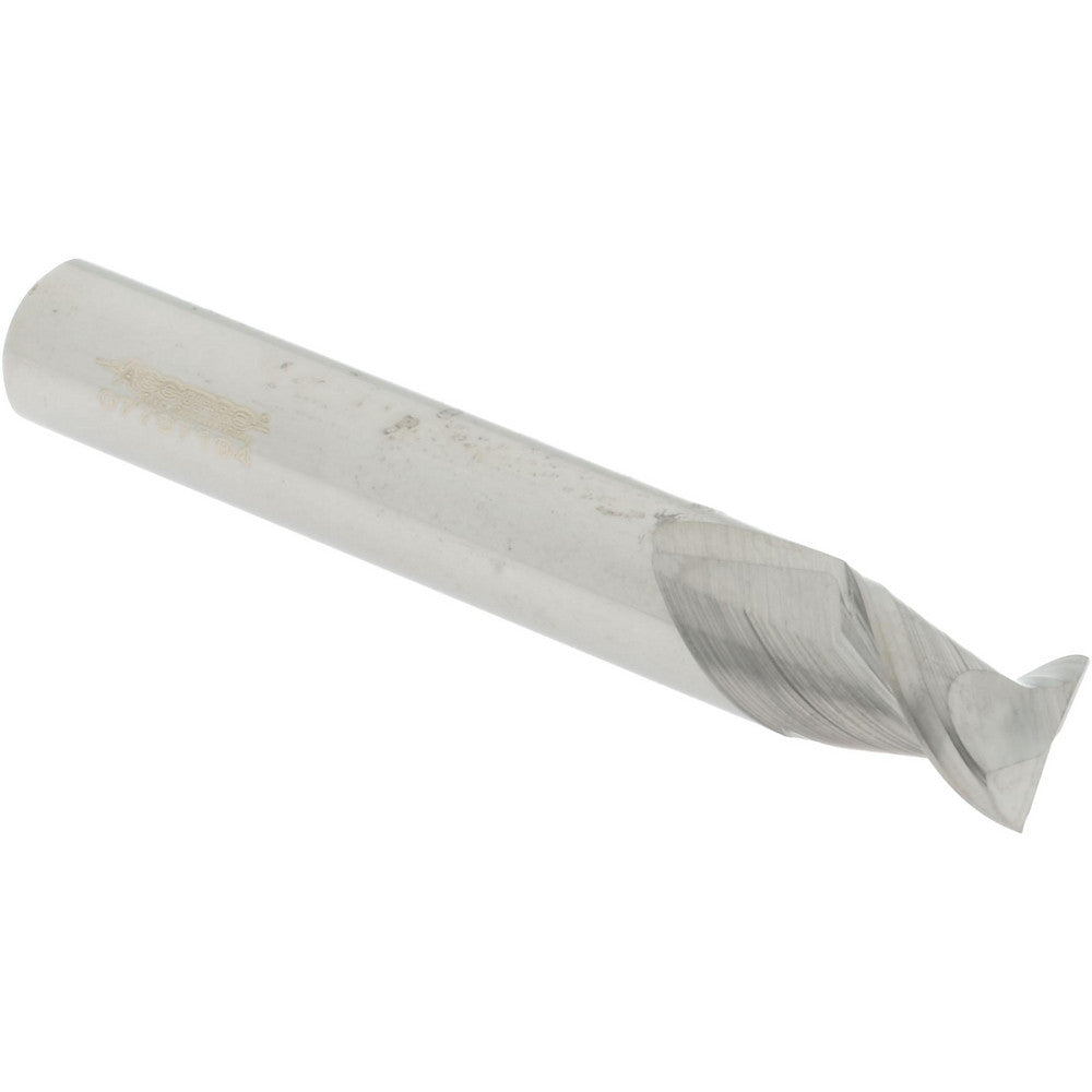 Accupro 313162 Square End Mill 3/8" Dia, 1/2" LOC, 2 Flute, Solid Carbide