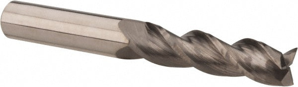 Accupro 314869 Square End Mill 1/2" Dia, 2" LOC, 3 Flute, Solid Carbide