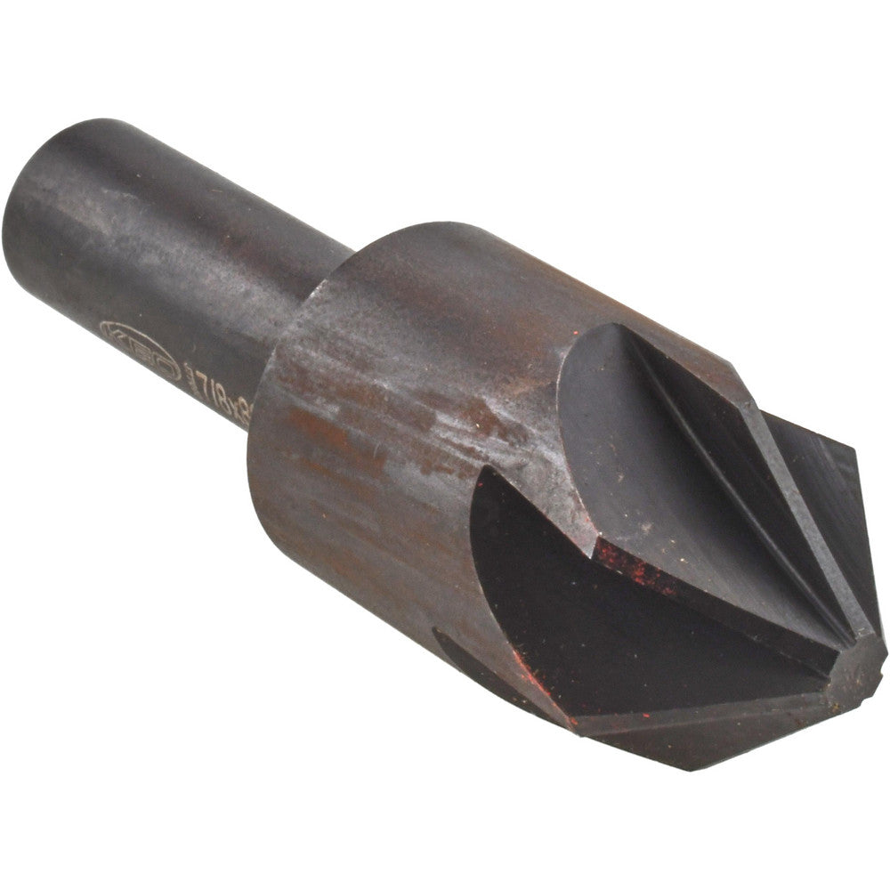 Keo 919-000-354 Countersink 7/8" Head Dia, 82.00 deg Included Angle, 6 Flute, High-Speed Steel, Right Hand Cut