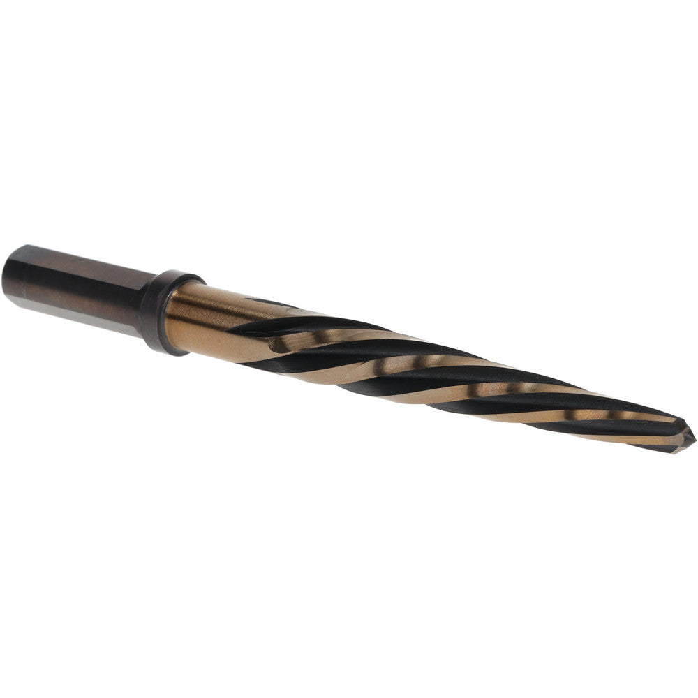 Titan USA TR97597 Construction Reamer 1/2" Dia, 1/2" Shank Dia, 3-3/4" Flute Length, High Speed Steel