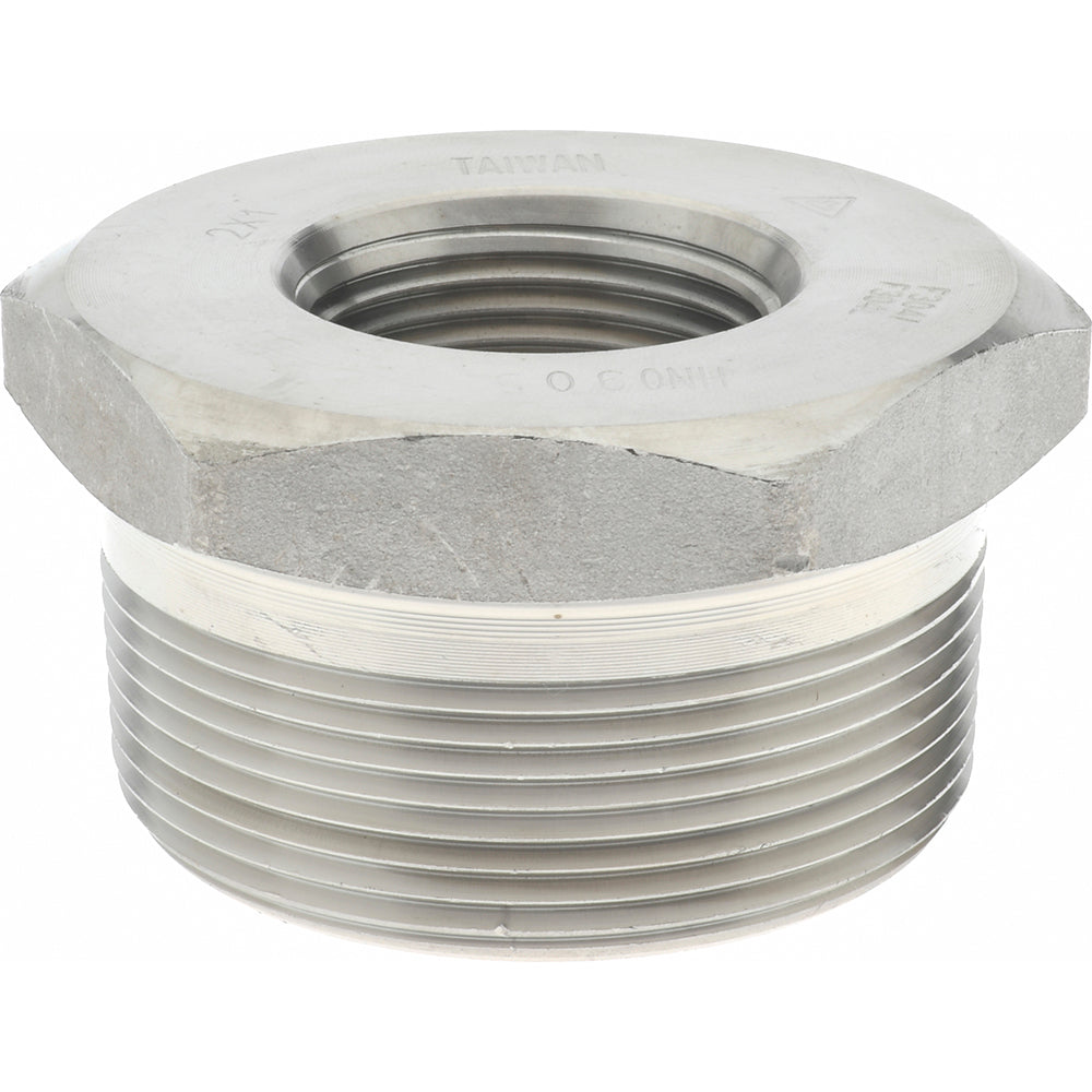Merit Brass 3414D-3216 Pipe Bushing 2 x 1", 304 & 304L Stainless Steel