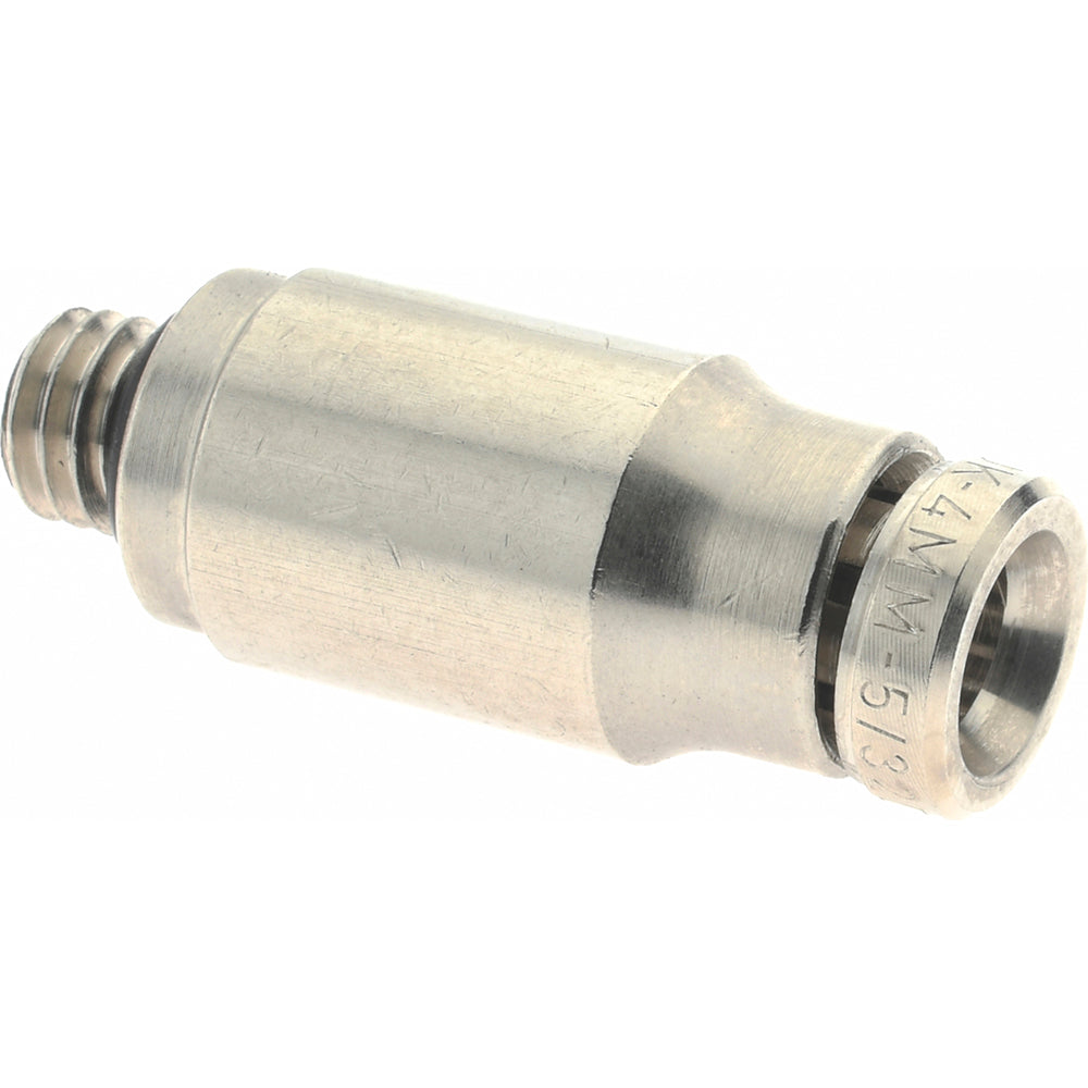 Norgren 102250405 Push-To-Connect Tube to Metric Thread Tube Fitting Adapter, Straight, M5 x 0.8 Thread