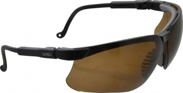 Uvex S3201 Safety Glass Scratch-Resistant, Polycarbonate, Espresso Lenses, Full-Framed, UV Protection