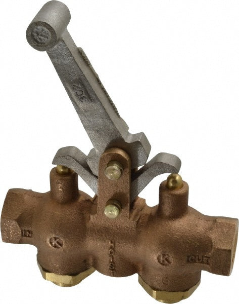 Kingston 302-4 Manually Operated Valve Hoist Control Valve, Locking Style Lever Actuated