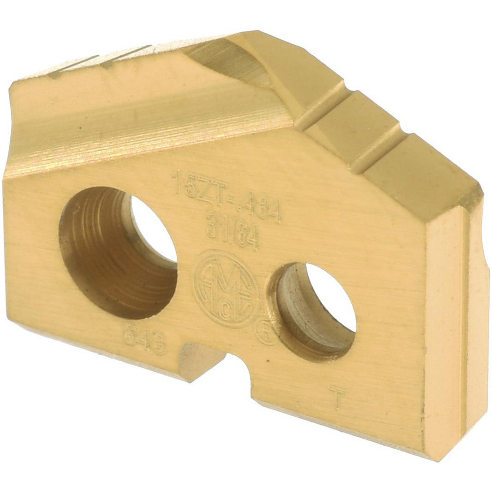 Allied Machine and Engineering 15ZT-.484 Spade Drill Insert 31/64" Dia, Seat Size Z, Cobalt, 132 deg Point