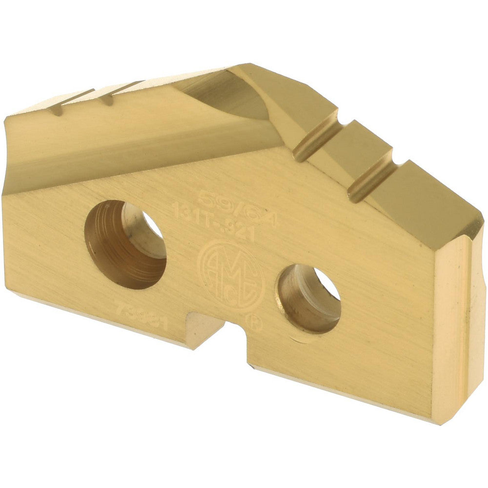 Allied Machine and Engineering 131T-.921 Spade Drill Insert 59/64" Dia, Seat Size 1, High Speed Steel, 132 deg Point