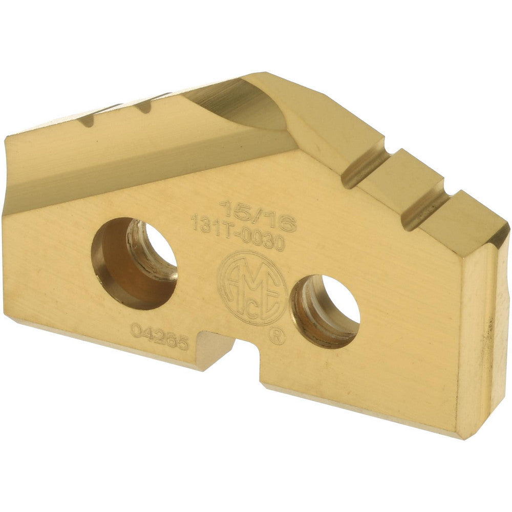 Allied Machine and Engineering 131T-0030 Spade Drill Insert 15/16" Dia, Seat Size 1, High Speed Steel, 132 deg Point