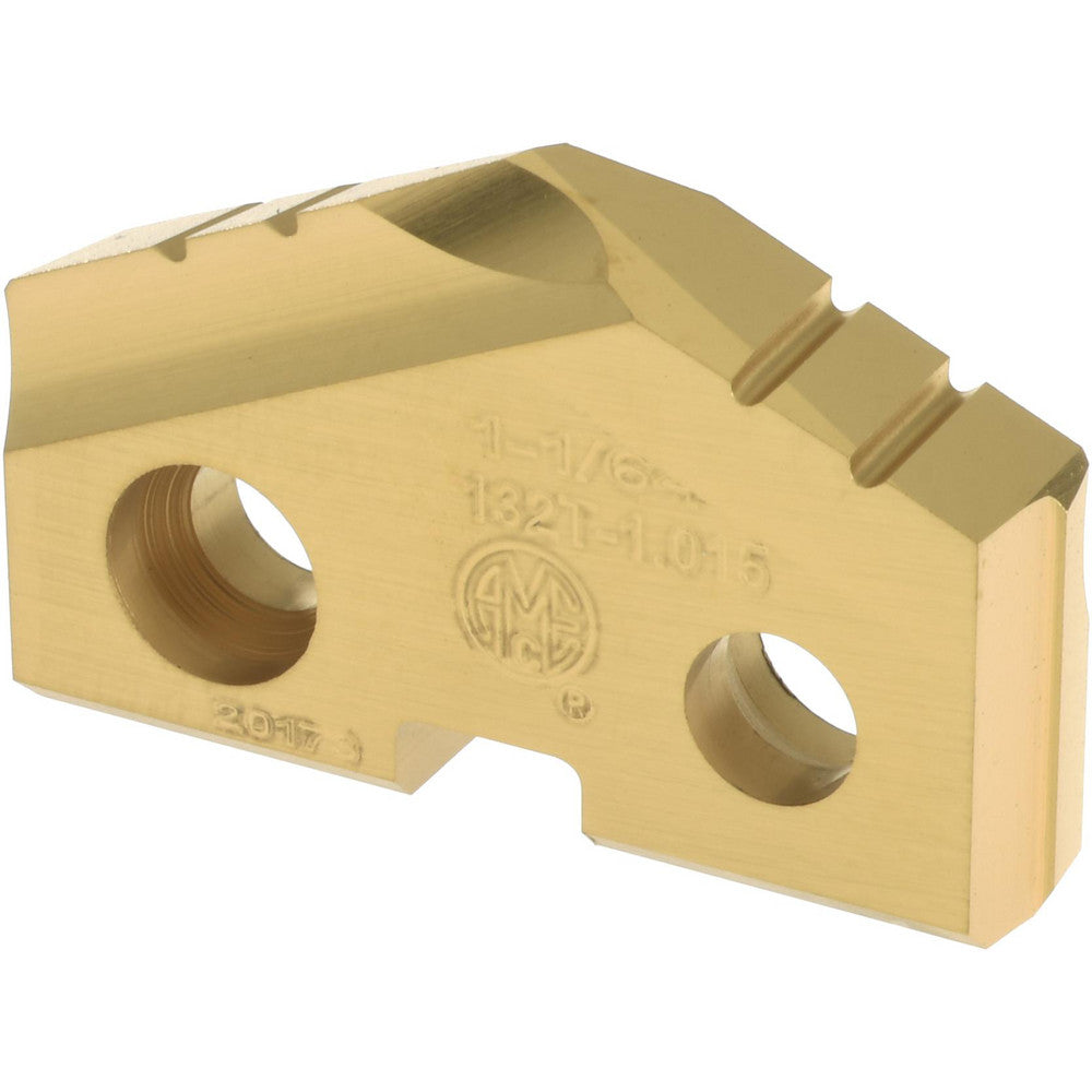 Allied Machine and Engineering 132T-1.015 Spade Drill Insert 1-1/64" Dia, Seat Size 2, High Speed Steel, 132 deg Point
