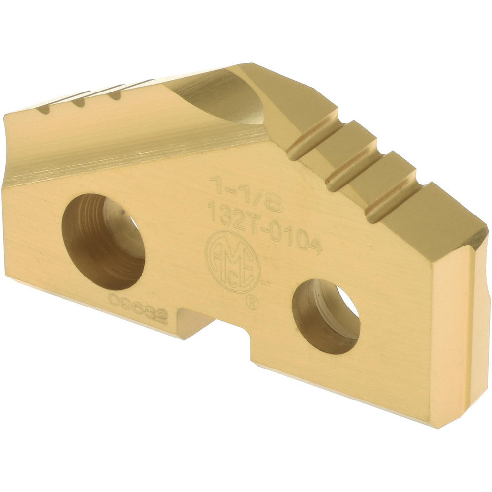 Allied Machine and Engineering 132T-0104 Spade Drill Insert 1-1/8" Dia, Seat Size 2, High Speed Steel, 132 deg Point